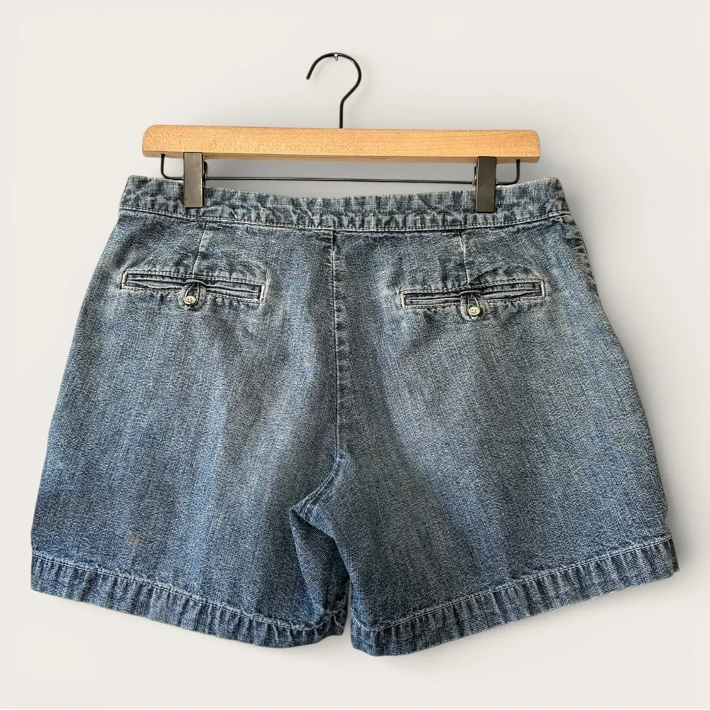 Rare Vintage 2001 Women's Levi's Denim Jean Shorts Size 10 Zipper Fly (32x4.5) - Picture 2 of 16